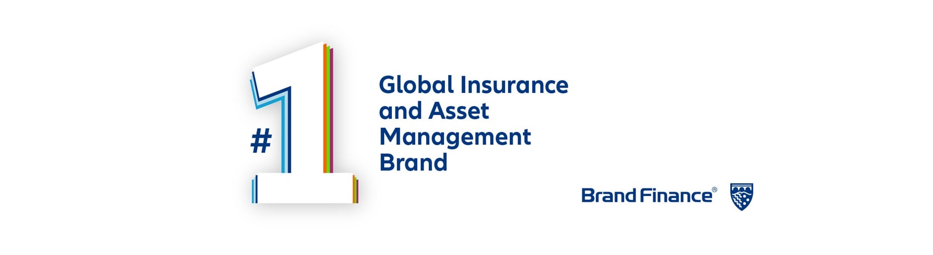 #1 Global Insurance and Asset Management Brand according to Brand Finance