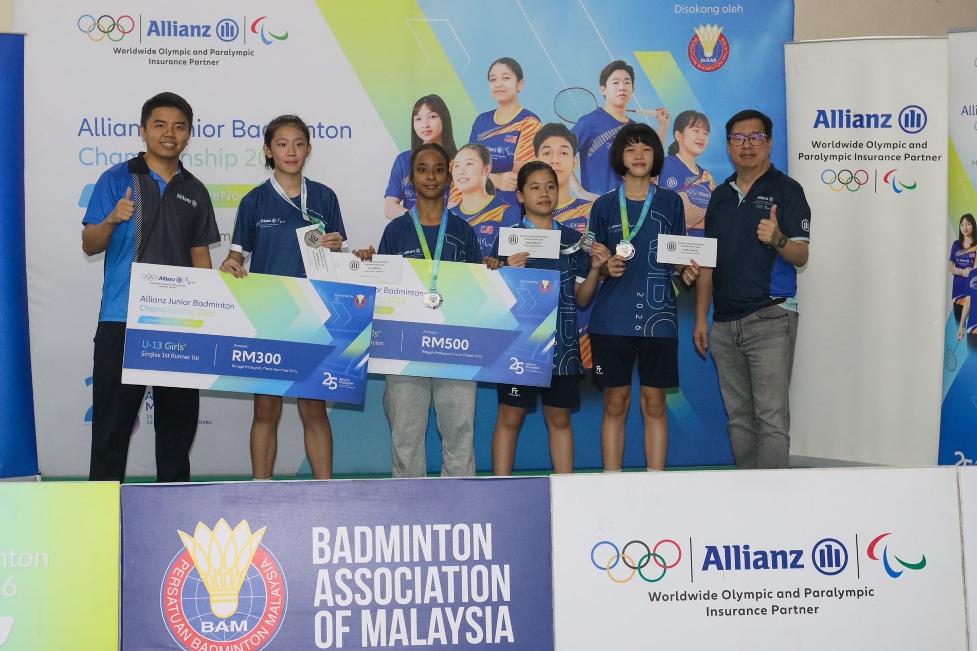 Nur Eryna Izzati achieves Allianz Junior Badminton Championship Grand Finals target Nur Eryna Izzati achieves Allianz Junior Badminton Championship Grand Finals target